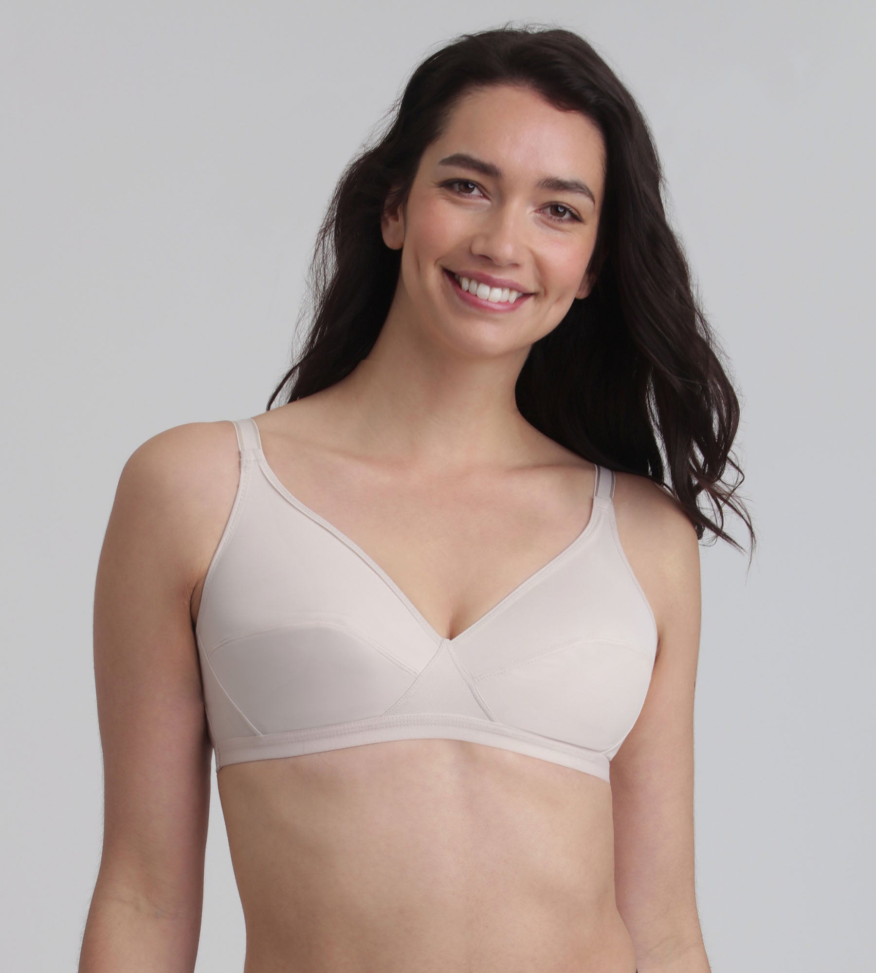Soutien-gorge sans armatures beige Cœur Croisé Microfibre Playtex®
