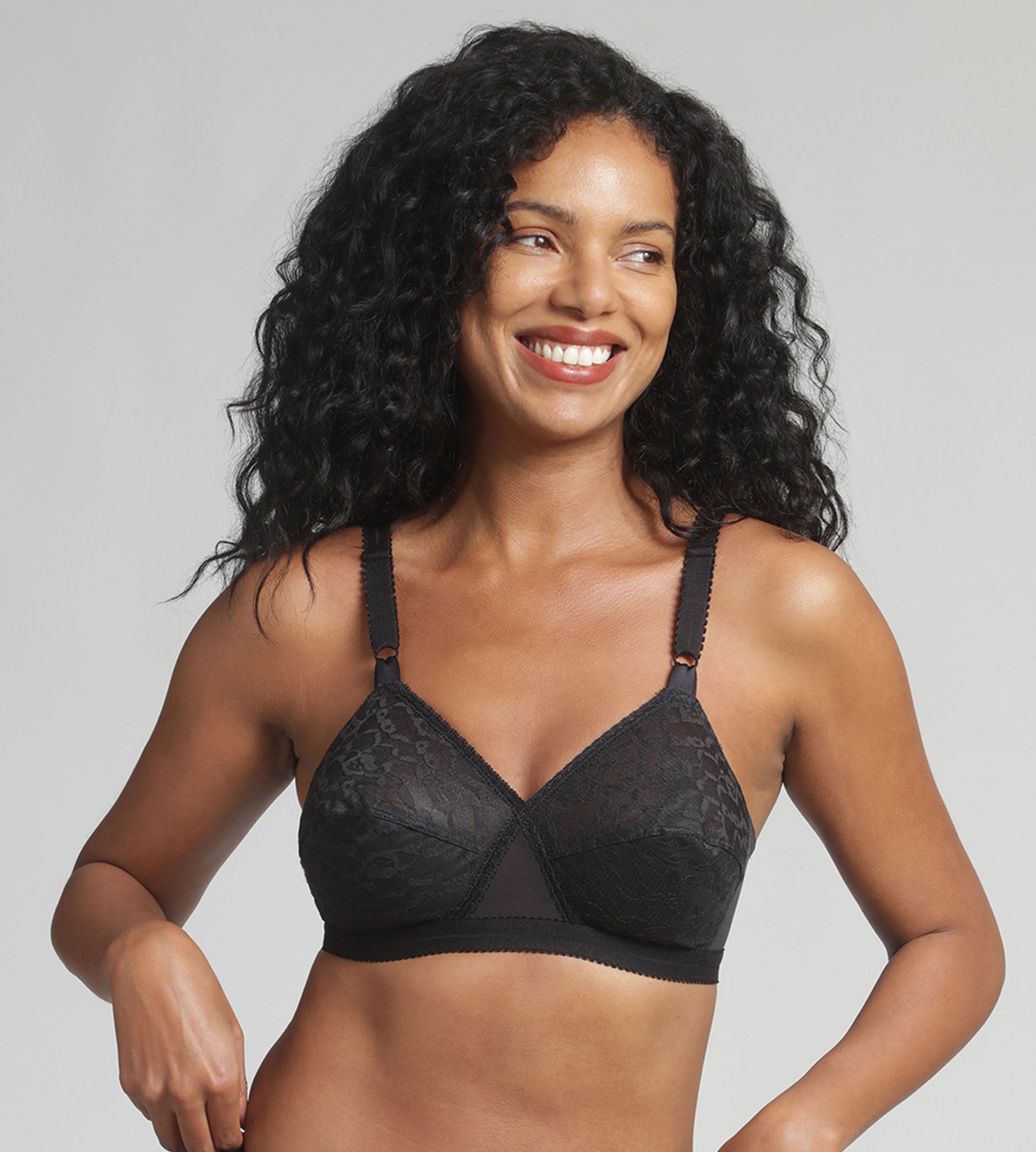 Soutien-gorge sans armatures noir Cœur Croisé 165 Playtex®