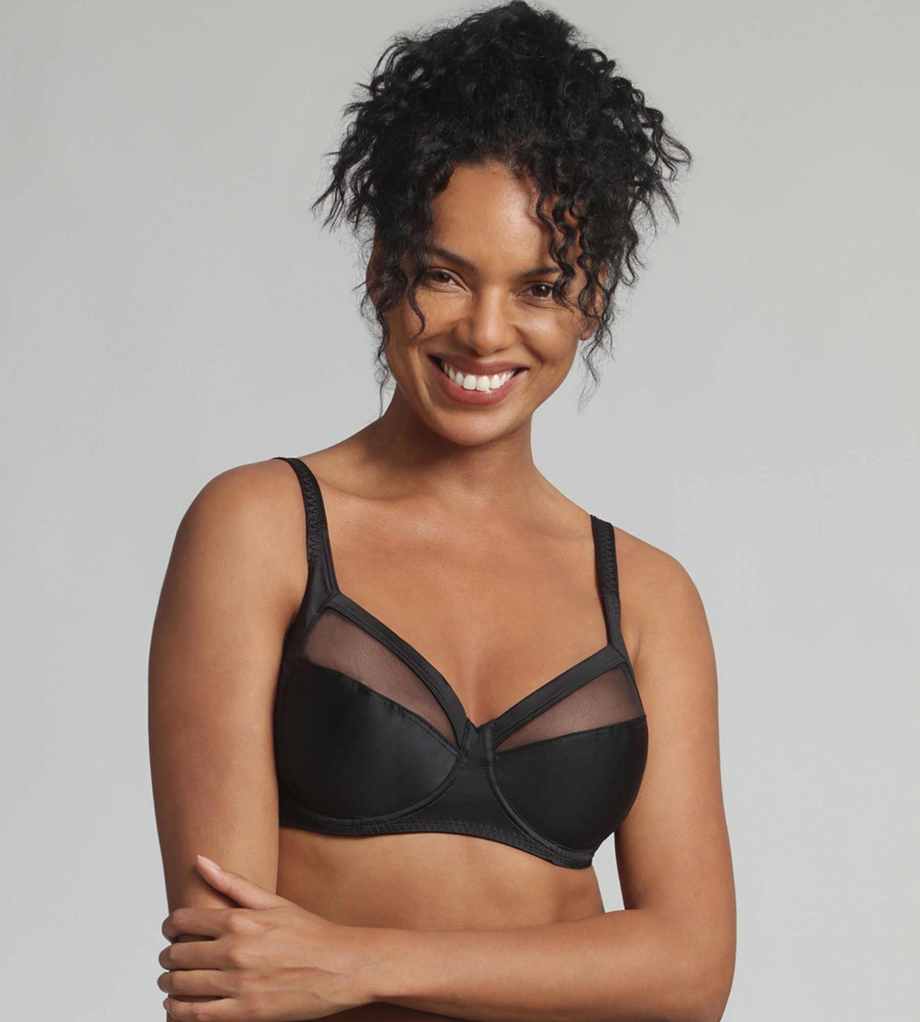 Soutien-gorge emboîtant tulle noir Perfect Silhouette Playtex®