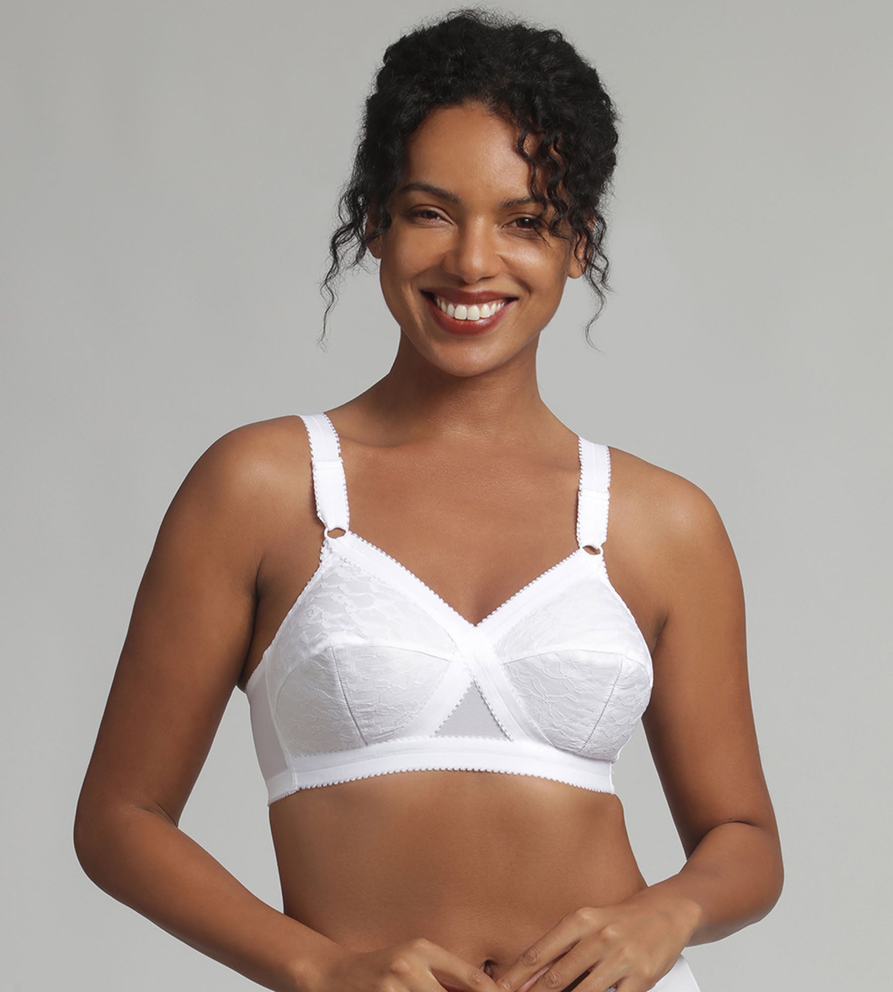 Soutien-gorge sans armatures blanc Cœur Croisé 556 Playtex®