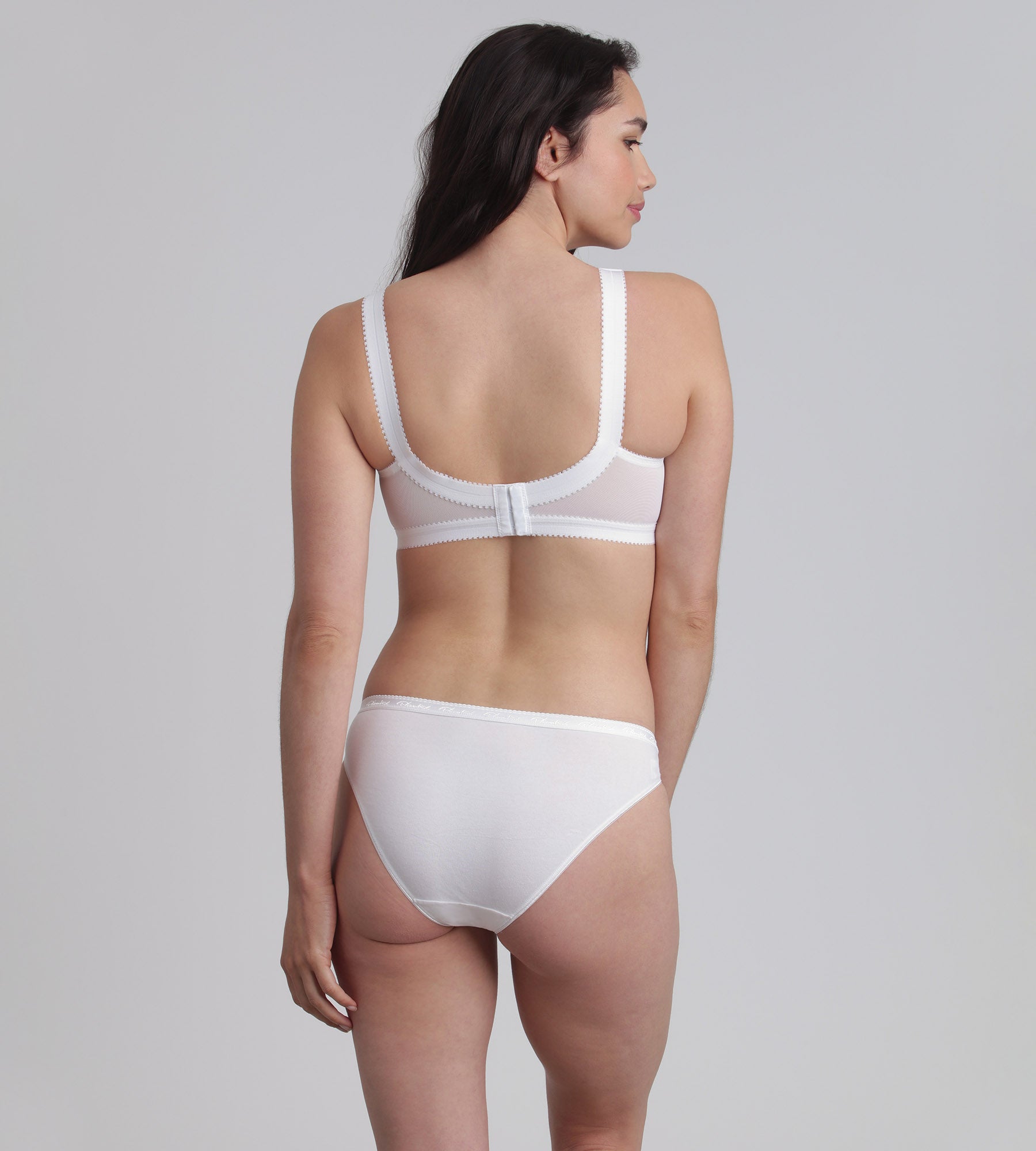 Playtex® Lot de 2 culottes échancrées blanches Coton Bio