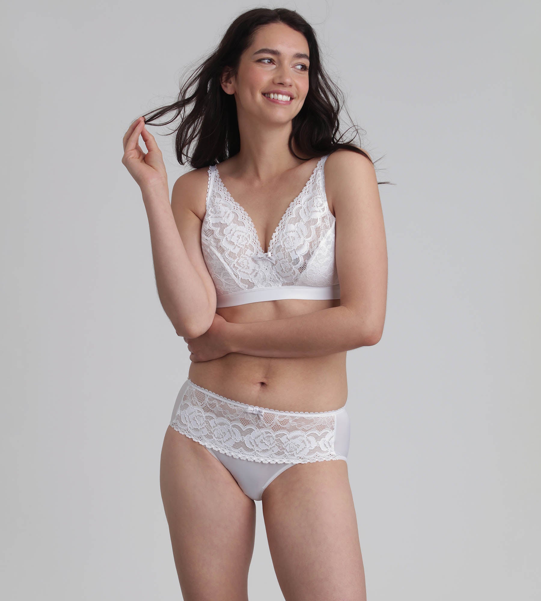 Playtex® Culotte blanche Flower Elegance Recyclé