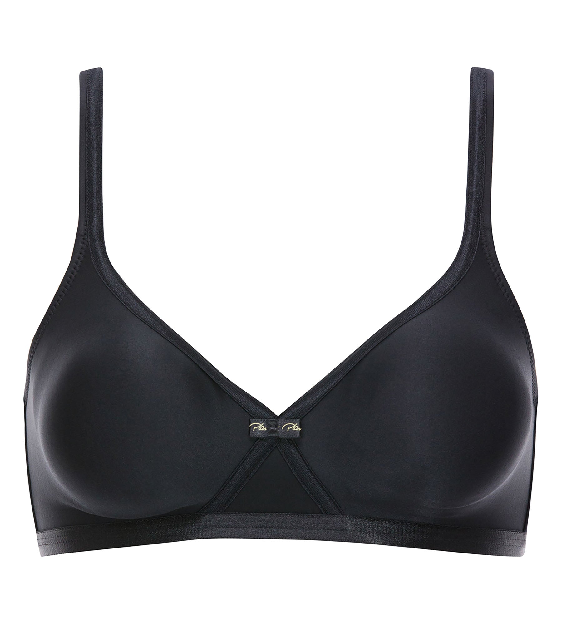 Playtex® Soutien-gorge sans armatures noir effet satiné Cœur Croisé Satiné