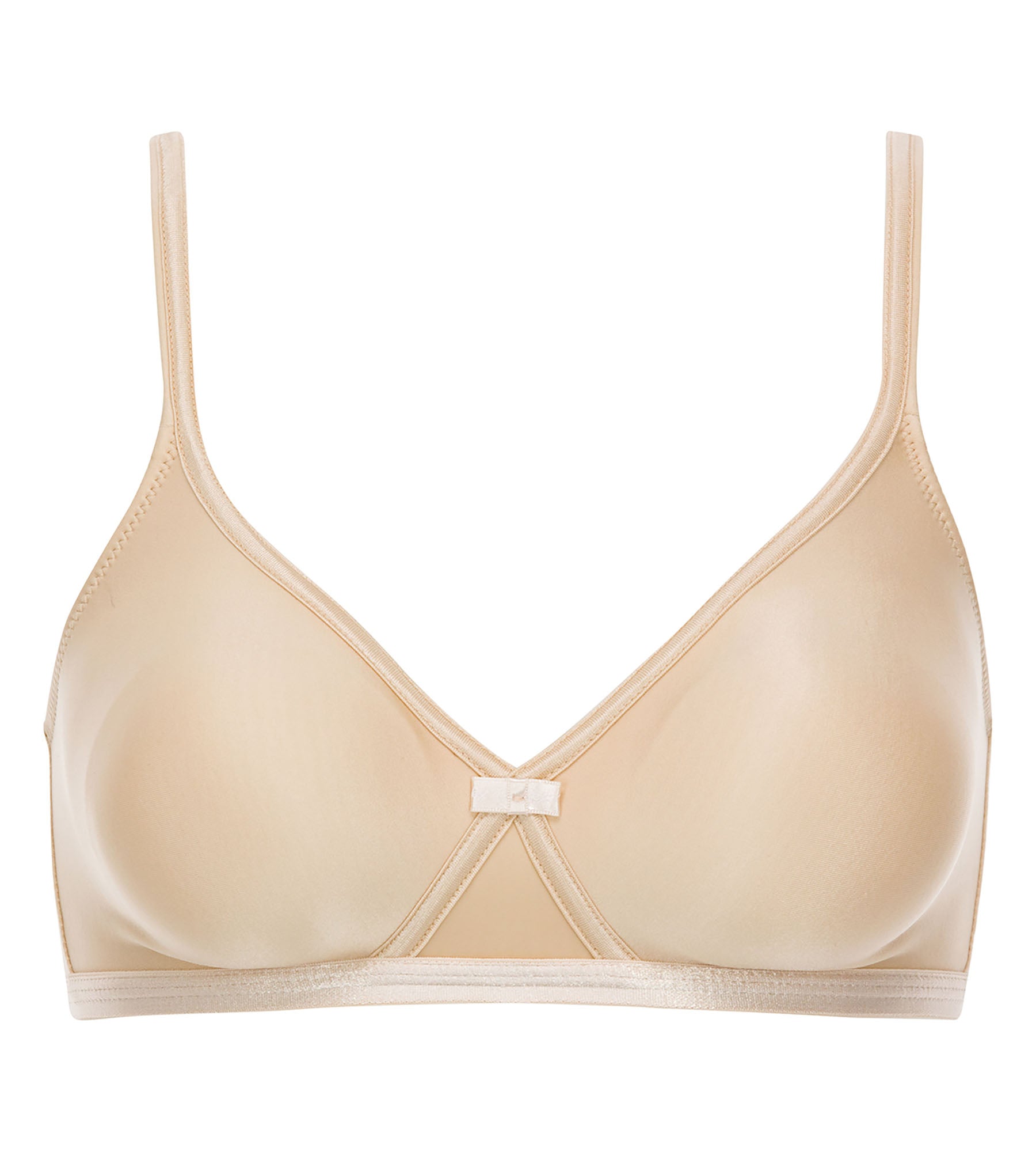 Playtex® Soutien-gorge sans armatures beige effet satiné Cœur Croisé Satiné
