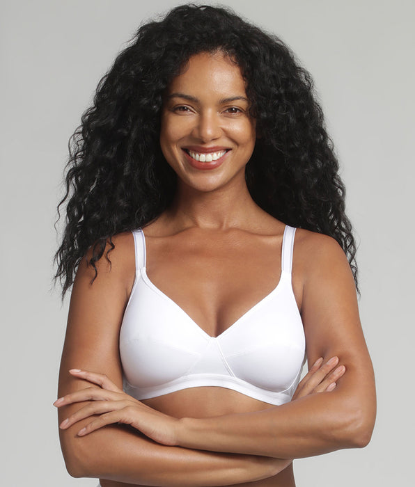 Playtex® Soutien-gorge sans armatures blanc Coeur Croisé Microfibre