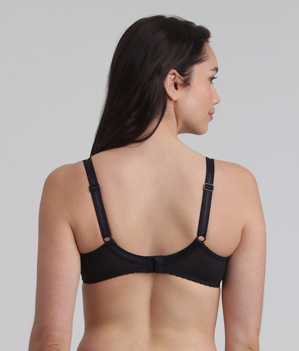 Playtex® Soutien-gorge emboîtant noir Cœur Croisé Microfibre