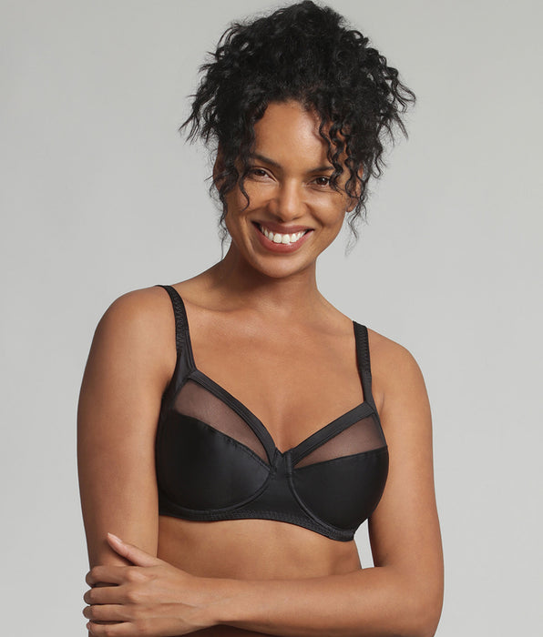 Playtex® Soutien-gorge emboîtant tulle noir Perfect Silhouette