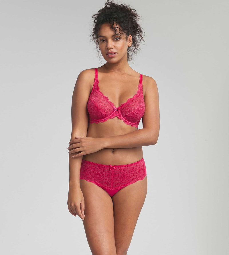 Playtex® Culotte en dentelle rose framboise Flower Elegance