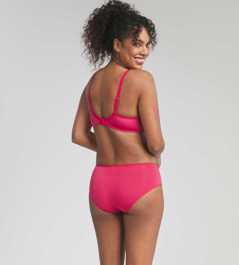 Playtex® Culotte en dentelle rose framboise Flower Elegance