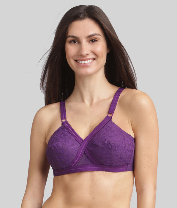 Playtex® Soutien-gorge emboîtant sans armatures prune Cœur Croisé 556