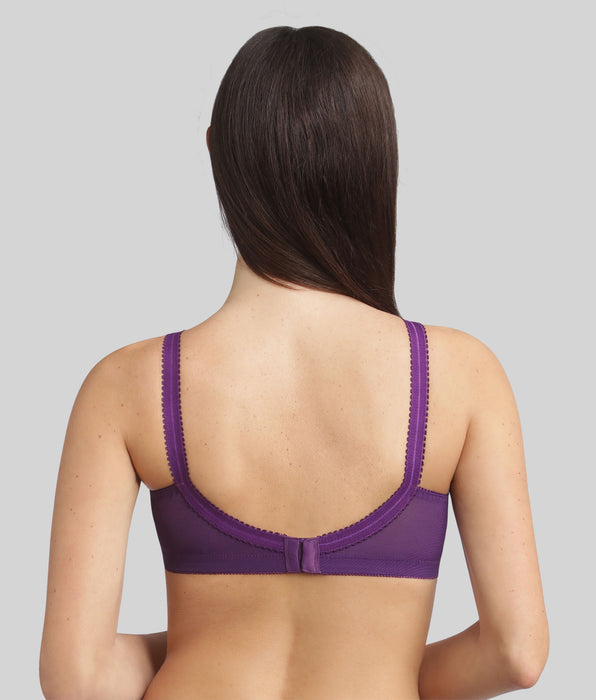 Playtex® Soutien-gorge emboîtant sans armatures prune Cœur Croisé 556