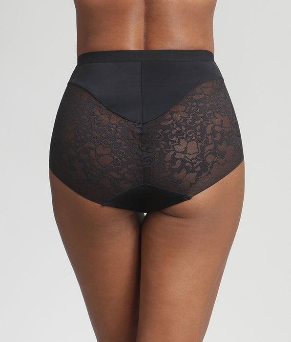 Playtex® Culotte taille haute noire Expert in Silhouette