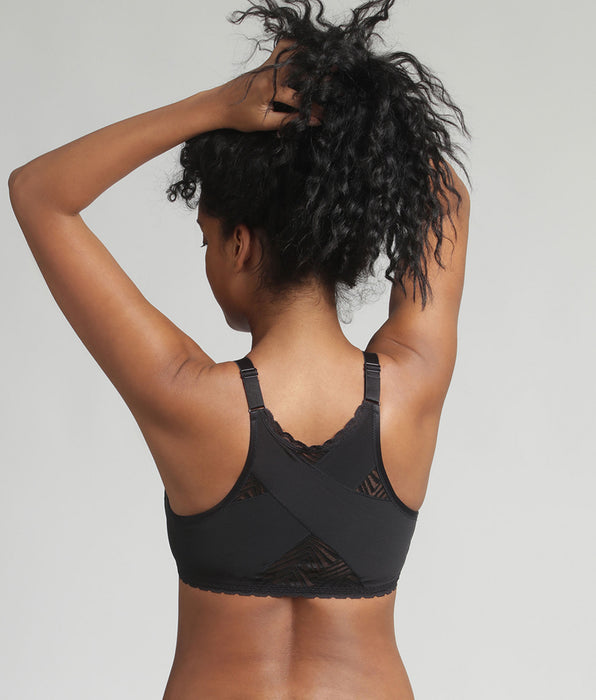 Playtex® Soutien-gorge ouverture devant noir sans armatures Ideal Posture