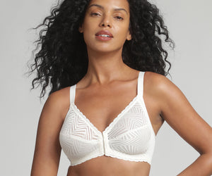 Soutien-gorge ouverture devant ivoire Ideal Posture