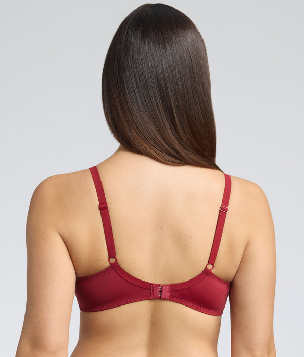 Playtex® Soutien-gorge emboîtant avec armatures rouge velours Essential Elegance Broderie