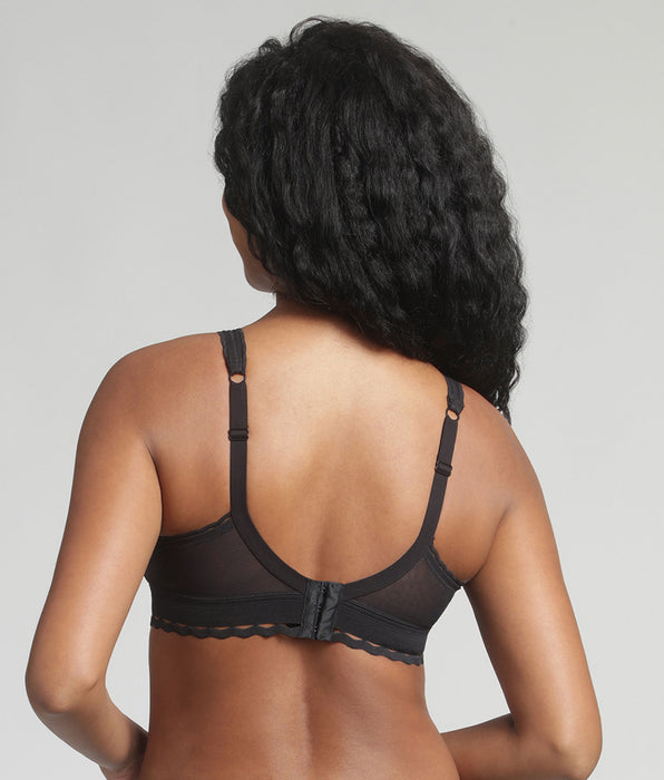 Playtex® Soutien-gorge sans armatures noir Cœur Croisé Féminin Recyclé