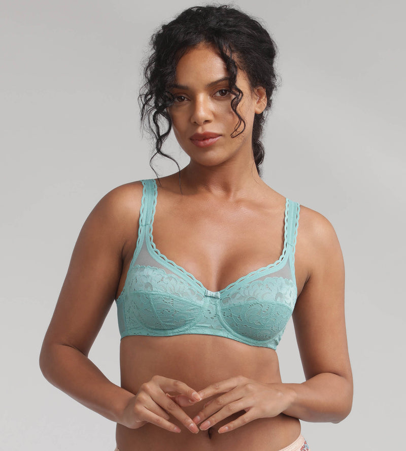 Playtex® Soutien-gorge avec armatures bleu azur Cœur Croisé Féminin Recyclé