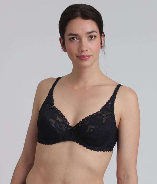 Playtex® Soutien-gorge avec armatures noir Flower Elegance Recyclé
