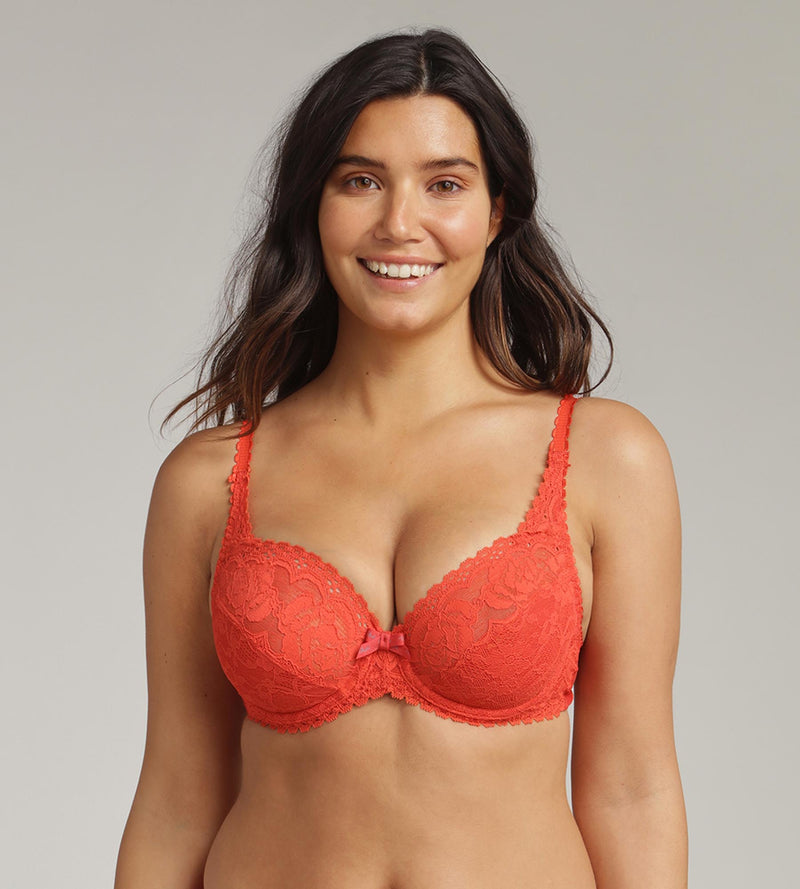 Playtex® Soutien-gorge avec armatures corail Flower Elegance Recyclé