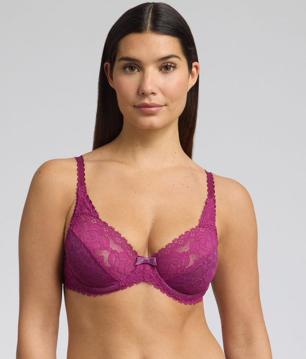 Playtex® Soutien-gorge emboîtant avec armatures violet imperial Flower Elegance Recyclé
