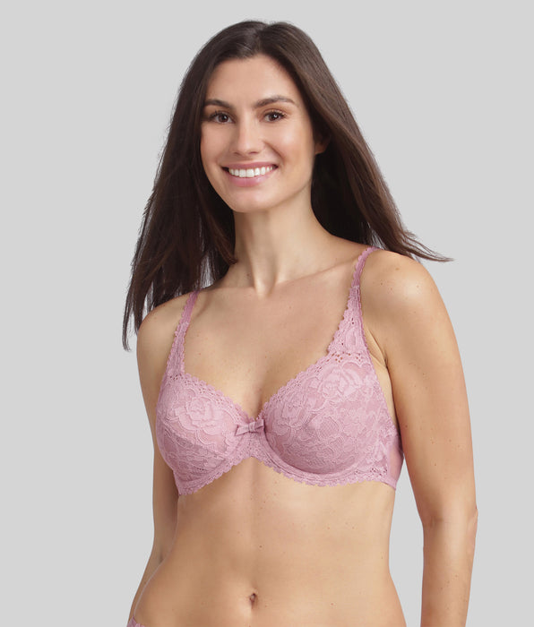 Playtex® Soutien-gorge emboîtant avec armatures rose orchidée Flower Elegance Recyclé