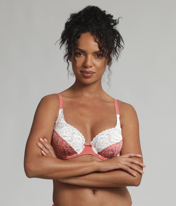 Playtex® Soutien-gorge emboîtant avec armatures imprimé rosé Flower Elegance Micro Recyclé