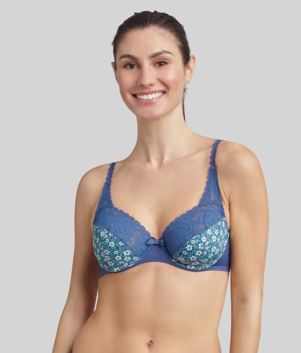 Playtex® Soutien-gorge emboîtant avec armatures imprimé fleuri Flower Elegance Micro Recyclé