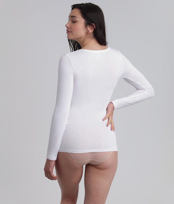 Playtex® T-shirt manches longues blanc Thermal Tech