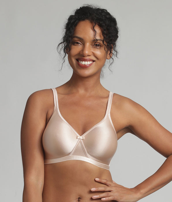 Playtex® Soutien-gorge sans armatures beige effet satiné Cœur Croisé Satiné